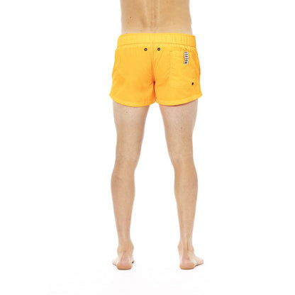 Bikkembergs Orange Polyamid Herren Badeshorts