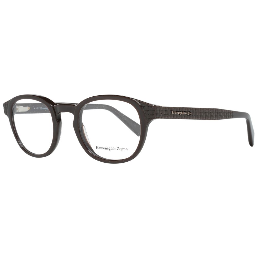 Ermenegildo Zegna Braune Herren-Brillenfassung