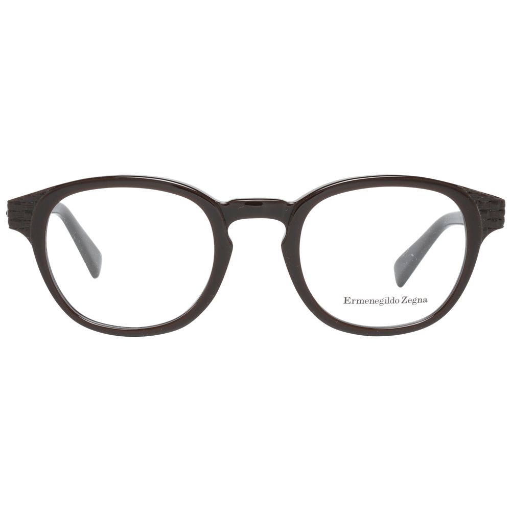 Ermenegildo Zegna Braune Herren-Brillenfassung