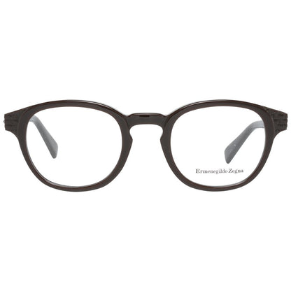 Ermenegildo Zegna Braune Herren-Brillenfassung