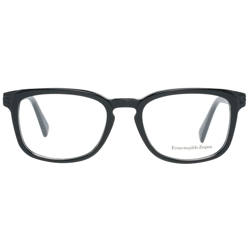 Ermenegildo Zegna Schwarze Herren-Brillenfassung