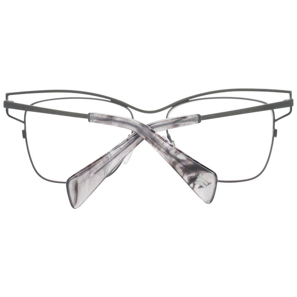 Yohji Yamamoto Graue Damen-Brillenfassung