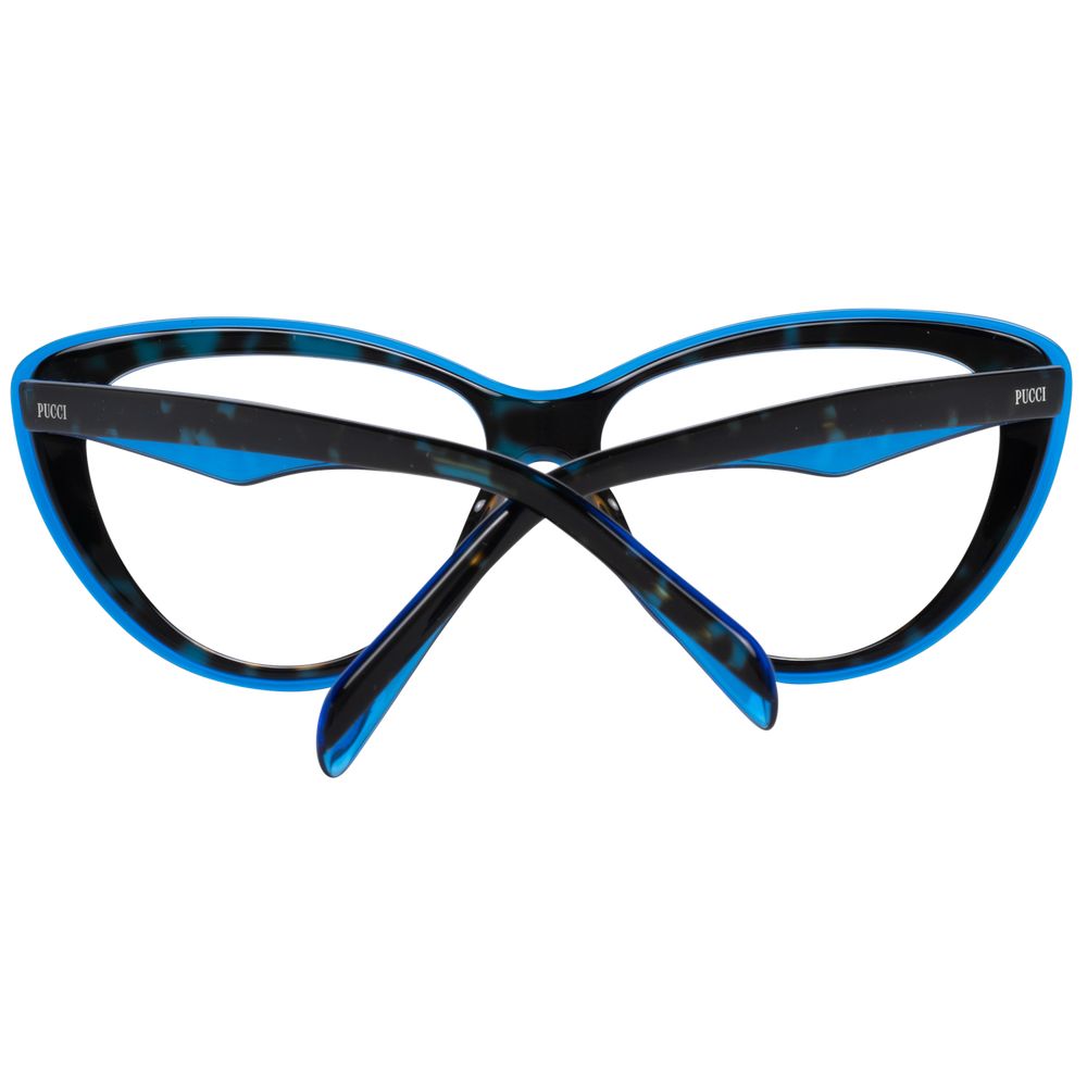 Emilio Pucci Blaue Damen-Brillenfassung