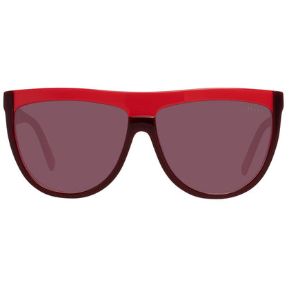 Emilio Pucci Burgunderfarbene Sonnenbrille aus Kunststoff