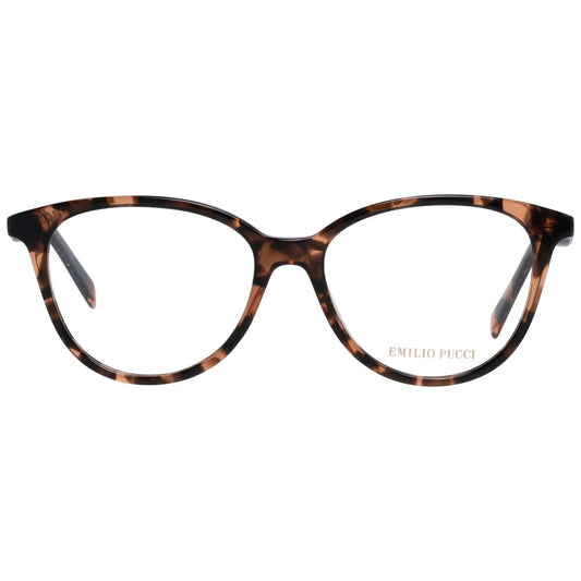 Emilio Pucci Braune Damen-Brillenfassung