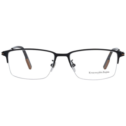 Ermenegildo Zegna Schwarze Metallbrille (Gestell)