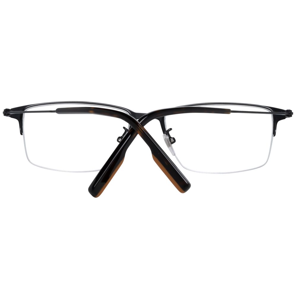 Ermenegildo Zegna Schwarze Metallbrille (Gestell)