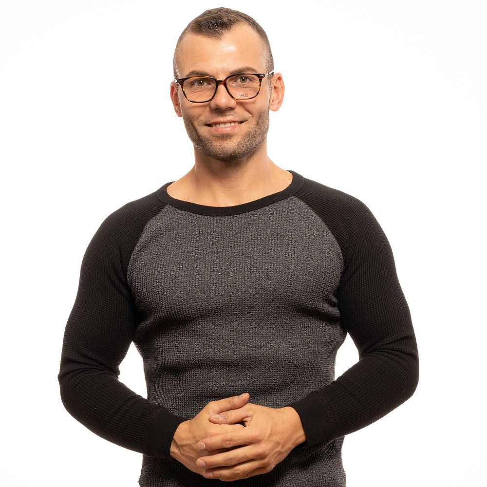 Lozza Braune Herren Brillenfassung