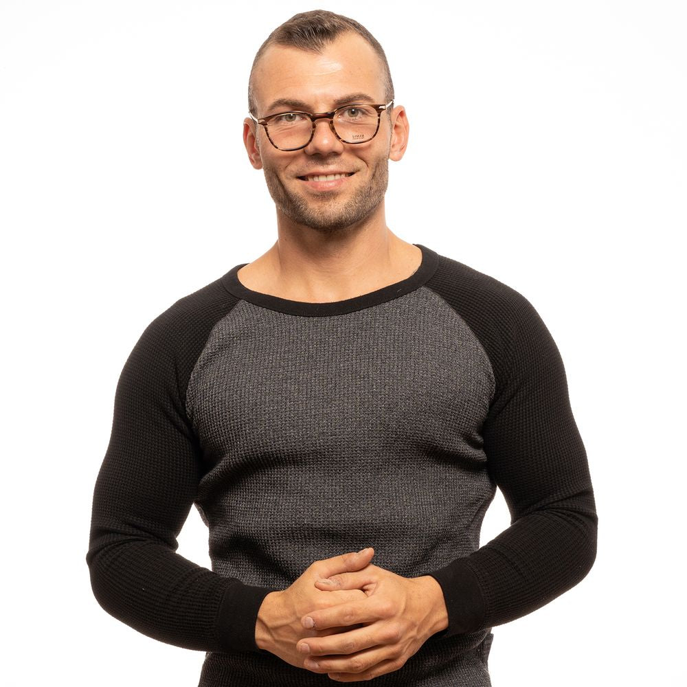 Lozza Braune Herren Brillenfassung