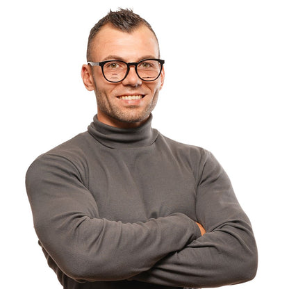 BMW Motorsport Schwarze Herrenbrillenfassung