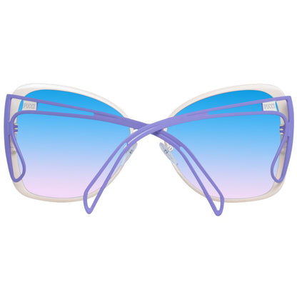 Emilio Pucci Cremefarbene Damen-Sonnenbrille