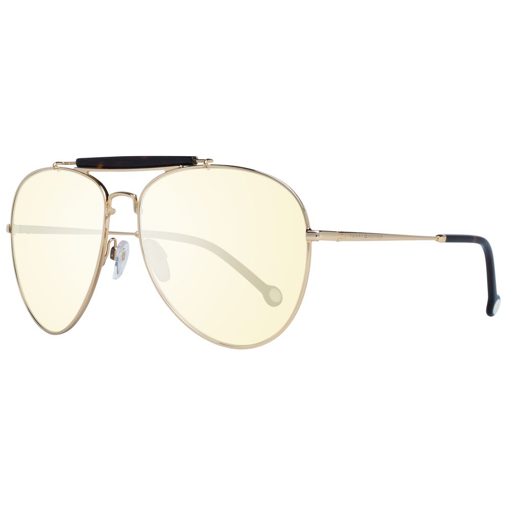 Tommy Hilfiger – Goldene Sonnenbrille für Damen