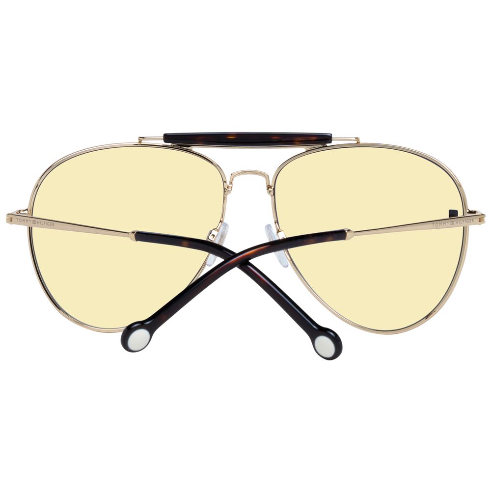 Tommy Hilfiger – Goldene Sonnenbrille für Damen