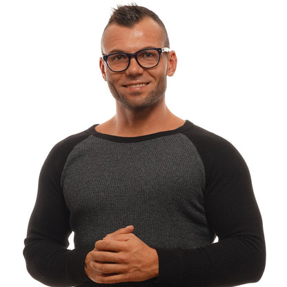 Ermenegildo Zegna Blaue Herren-Brillenfassung