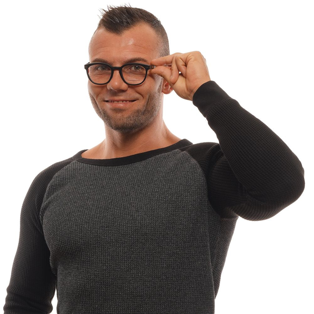 Ermenegildo Zegna Schwarze Herren-Brillenfassung