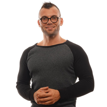 Ermenegildo Zegna Braune Herrenbrillenfassung