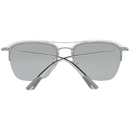 Police Silver Metal & Plastic Sunglasses