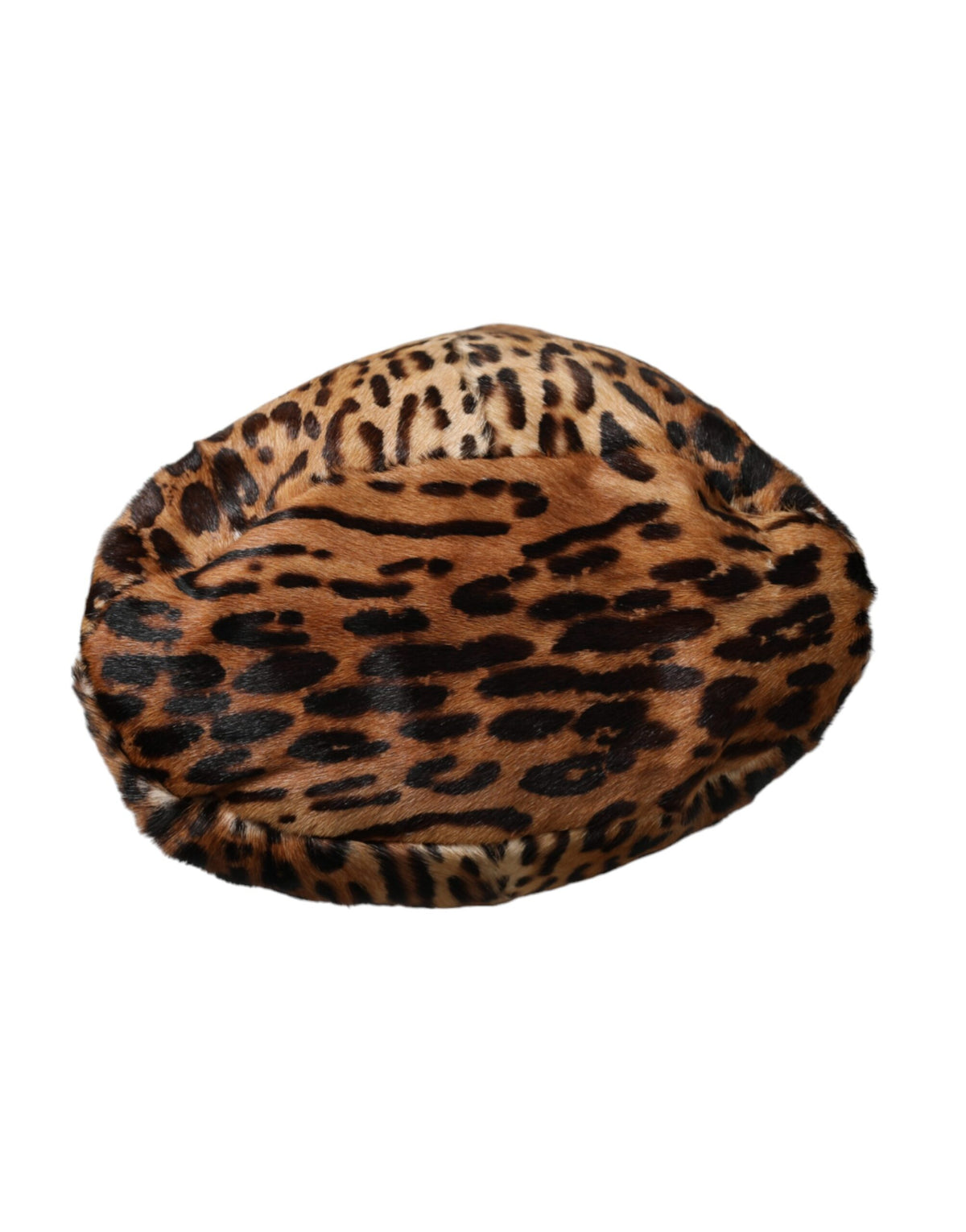 Dolce &amp; Gabbana Brauner Leopardenfell-Fischerhut für Damen