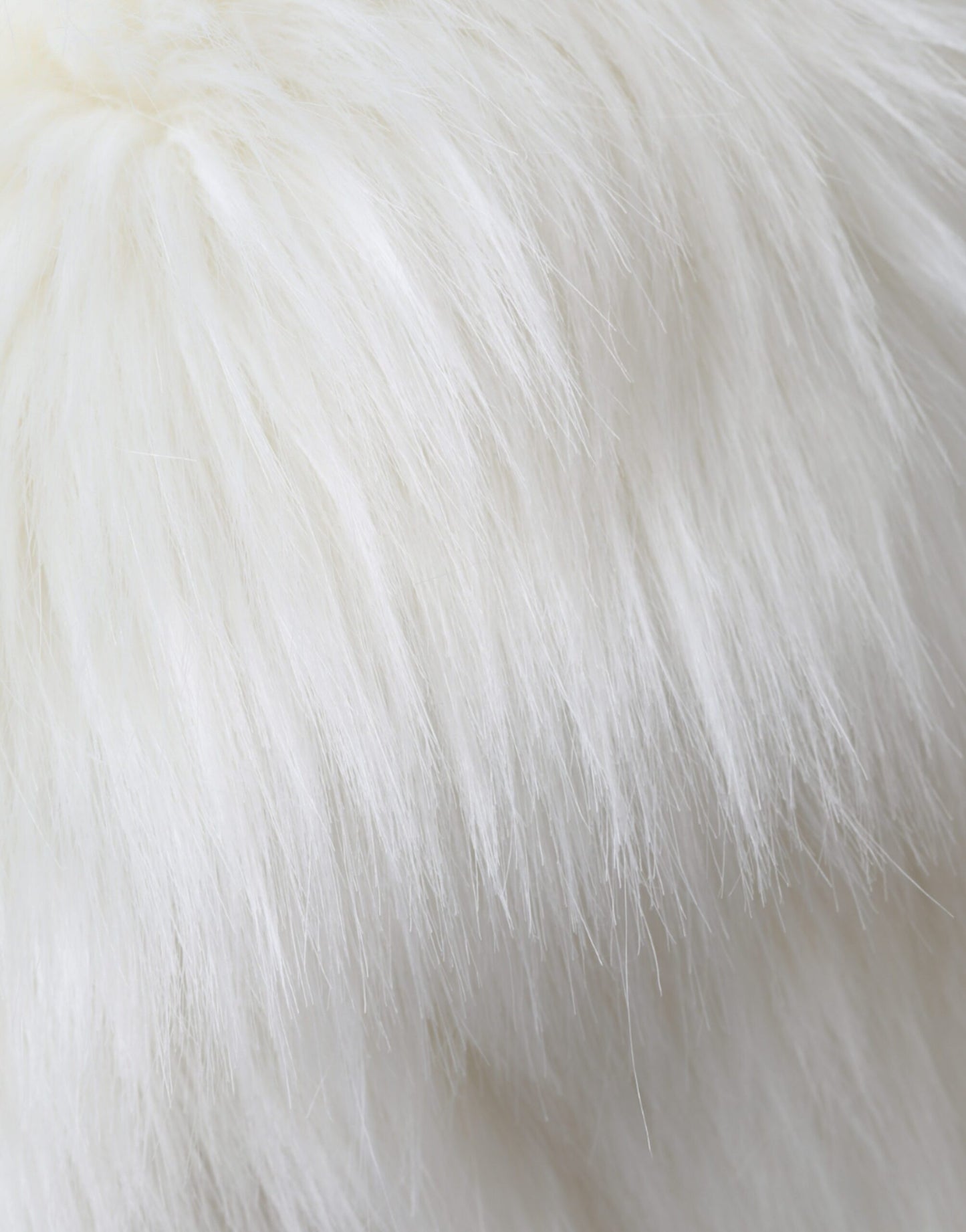 Dolce &amp; Gabbana – Weißer Fischerhut aus Acrylfell für Damen