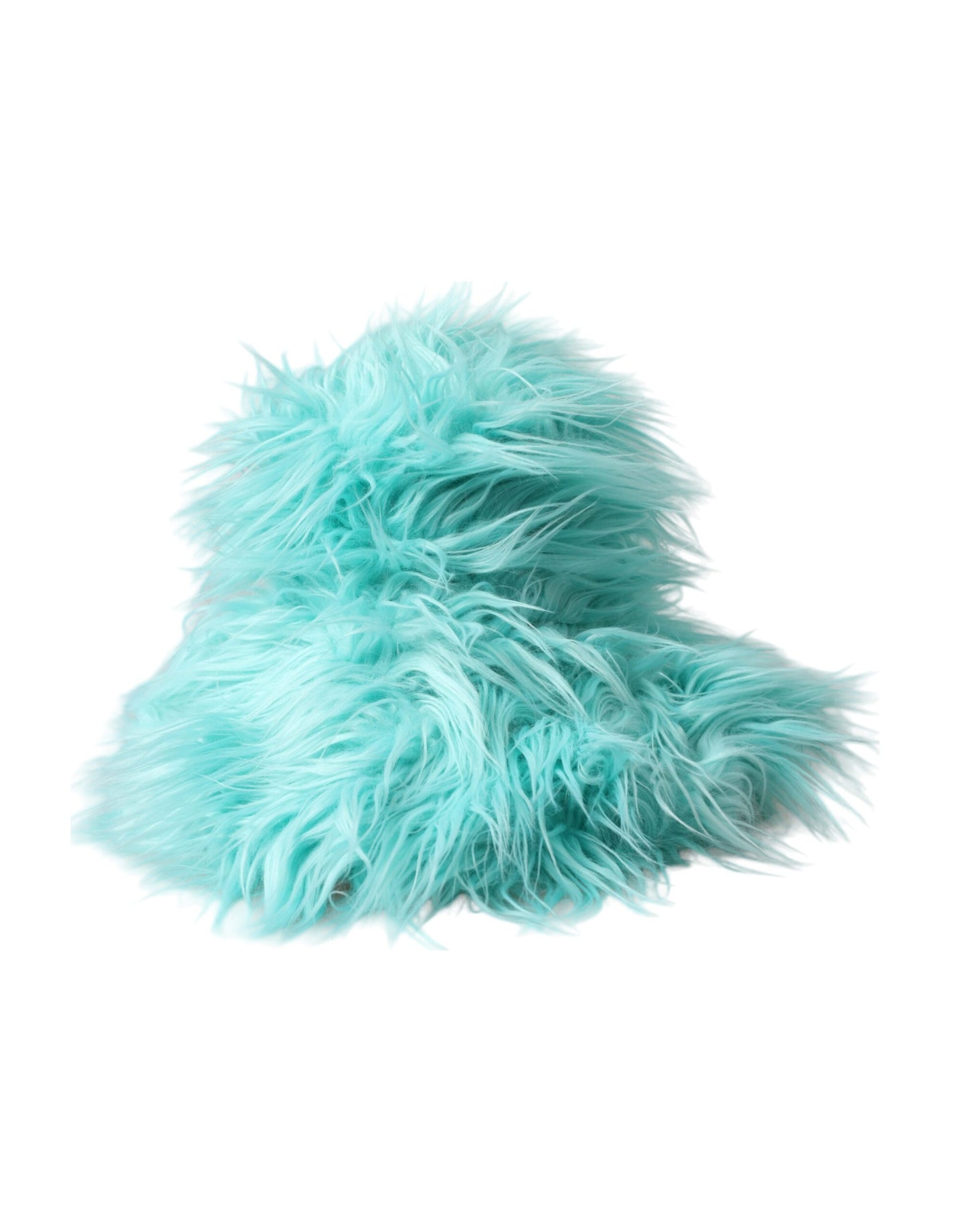 Dolce &amp; Gabbana Mintgrüner Damen-Fischerhut aus Acrylfell