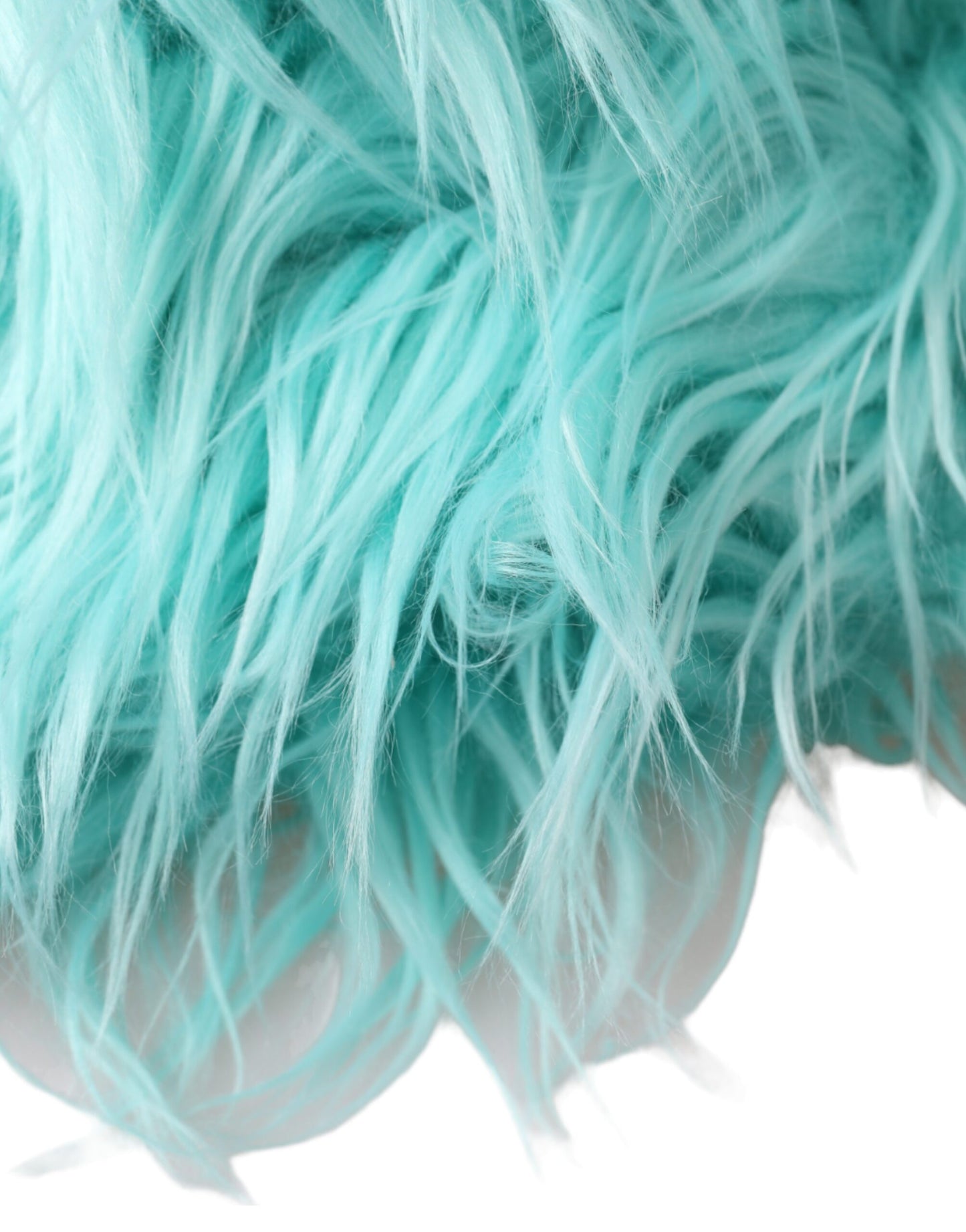 Dolce &amp; Gabbana Mintgrüner Damen-Fischerhut aus Acrylfell