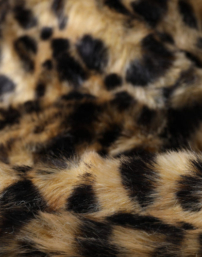 Dolce &amp; Gabbana Brauner Leopardenfell-Fischerhut für Damen
