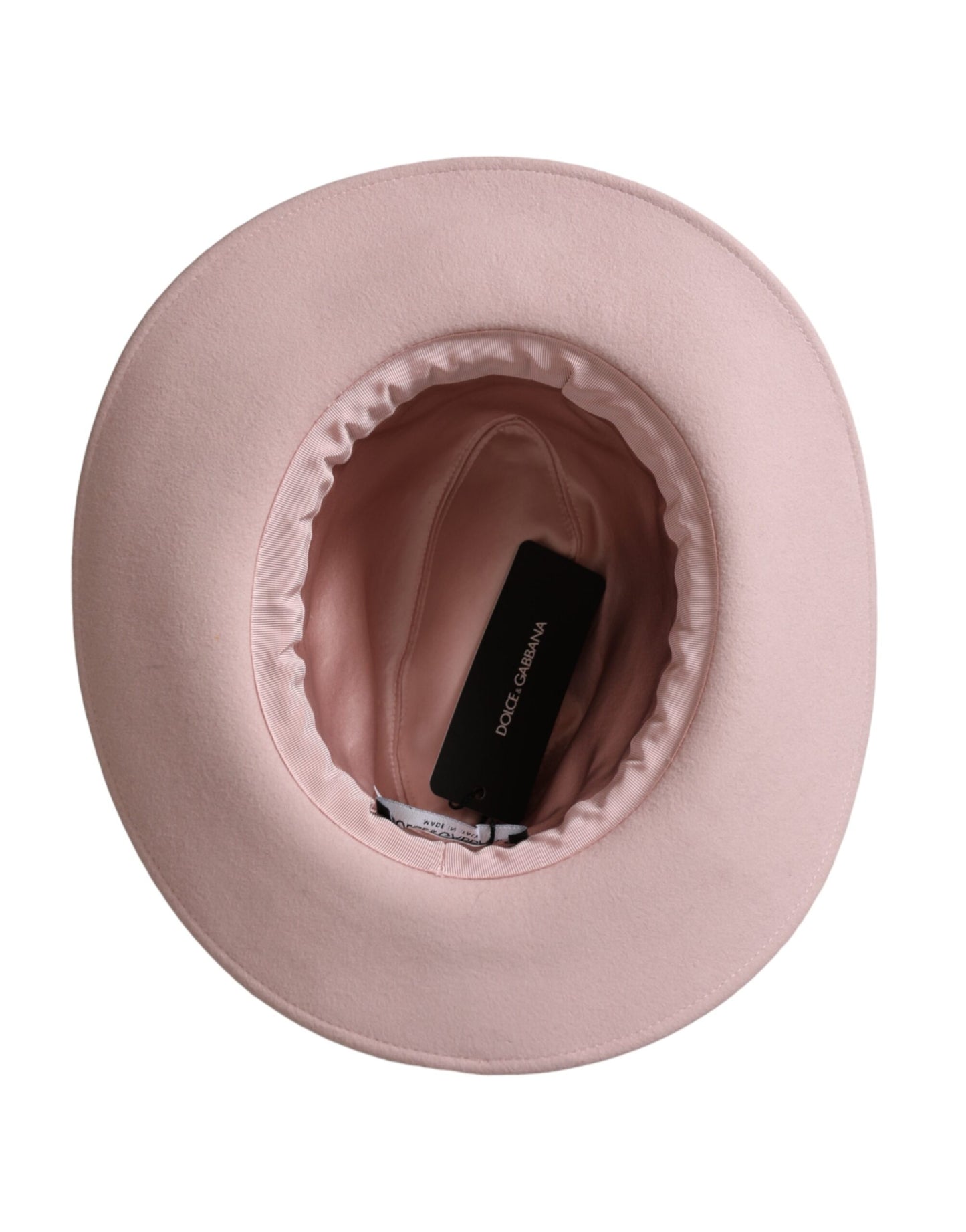 Dolce &amp; Gabbana Pink Rabbit Fedora Trilby Damenhut