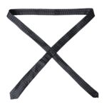 Dolce &amp; Gabbana – Verstellbare Herrenkrawatte aus Seide mit schwarzen und blauen Punkten