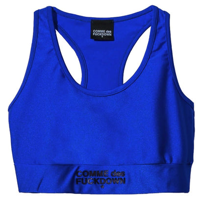 Comme Des Fuckdown Blue Nylon Women Top