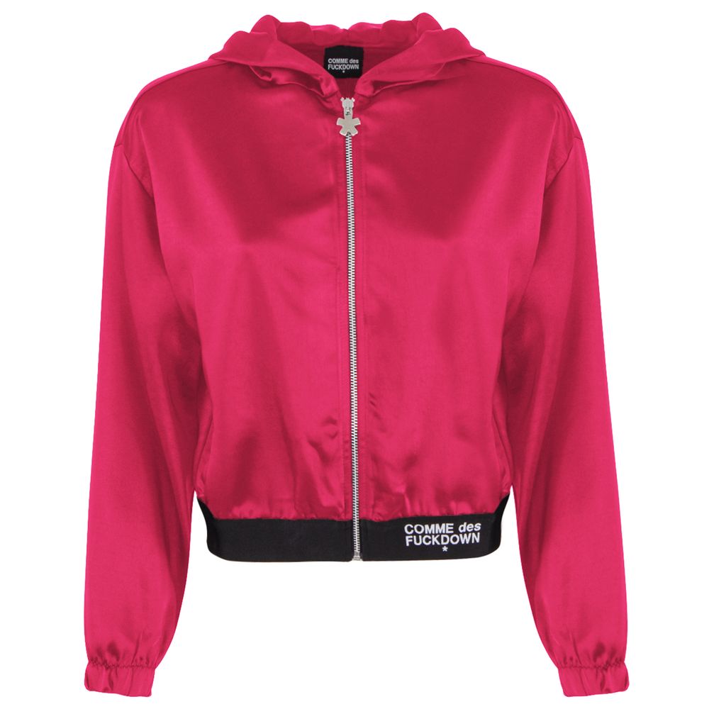 Comme Des Fuckdown Fuchsia Polyester Damenjacke
