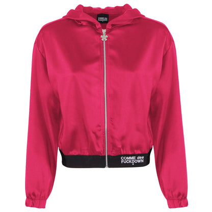 Comme Des Fuckdown Fuchsia Polyester Damenjacke