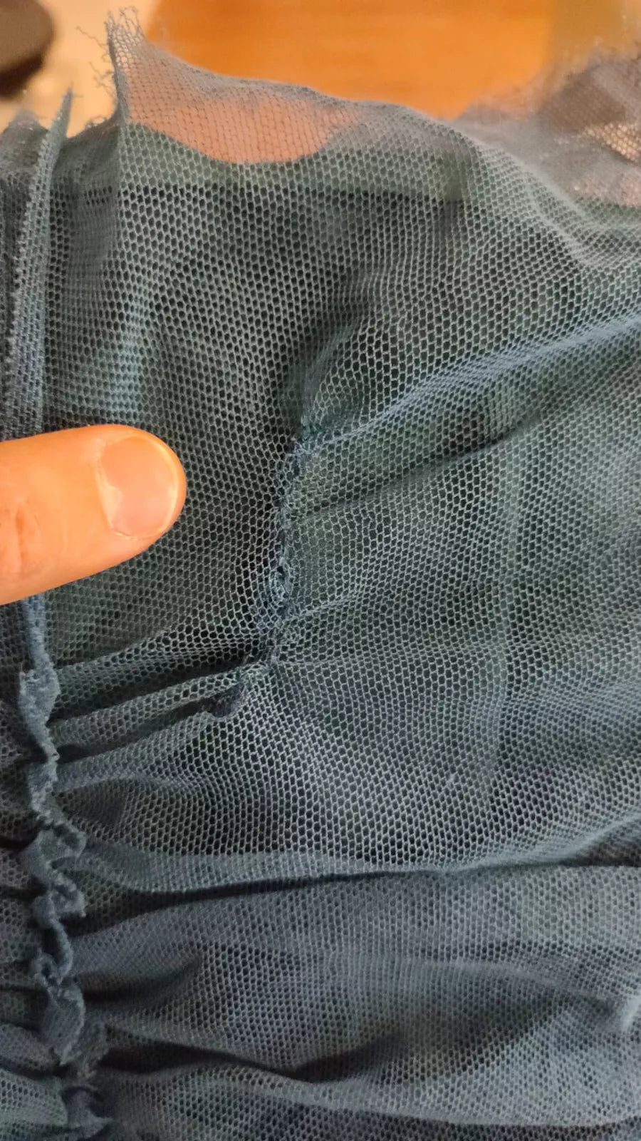 Dolce &amp; Gabbana Blaues, drapiertes Midi-Etuikleid aus Baumwolle aus Tüll