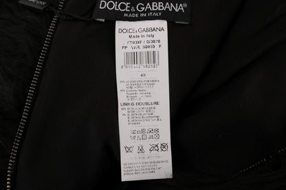 Dolce &amp; Gabbana – Mini-Hotpants aus schwarzem Nerz-Nutria-Pelz
