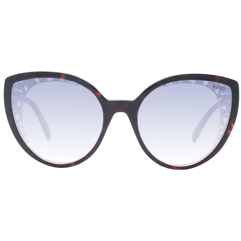 Emilio Pucci Sonnenbrille aus braunem Kunststoff