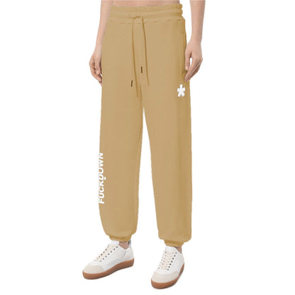 Comme Des Fuckdown Brown Cotton Women Pants