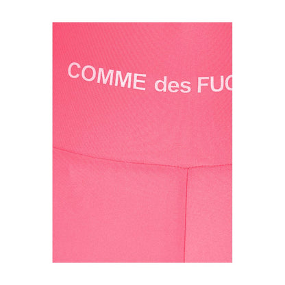 Comme Des Fuckdown – Rosa Polyester-Shorts