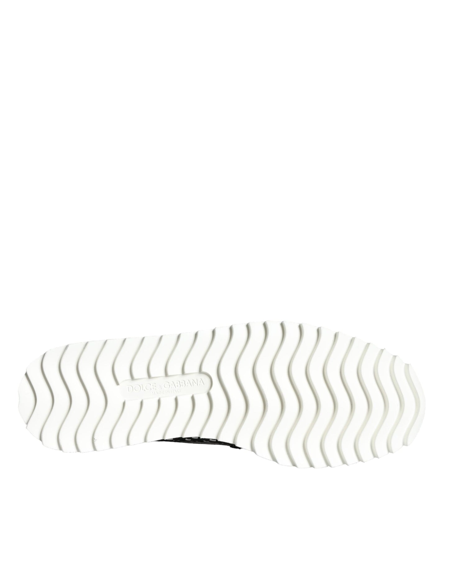 Dolce &amp; Gabbana Schwarz Weiß Gewebte Slipper Herren Loafer Schuhe