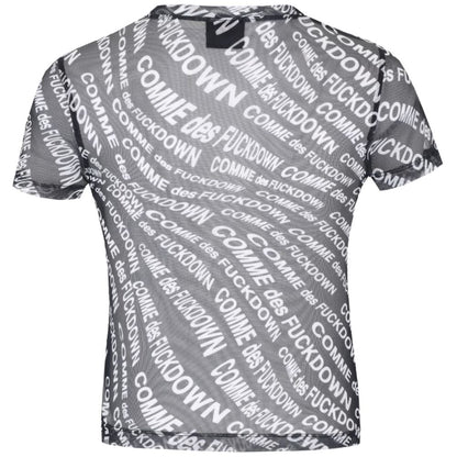 قميص وقميص Comme Des Fuckdown أسود من البوليستر