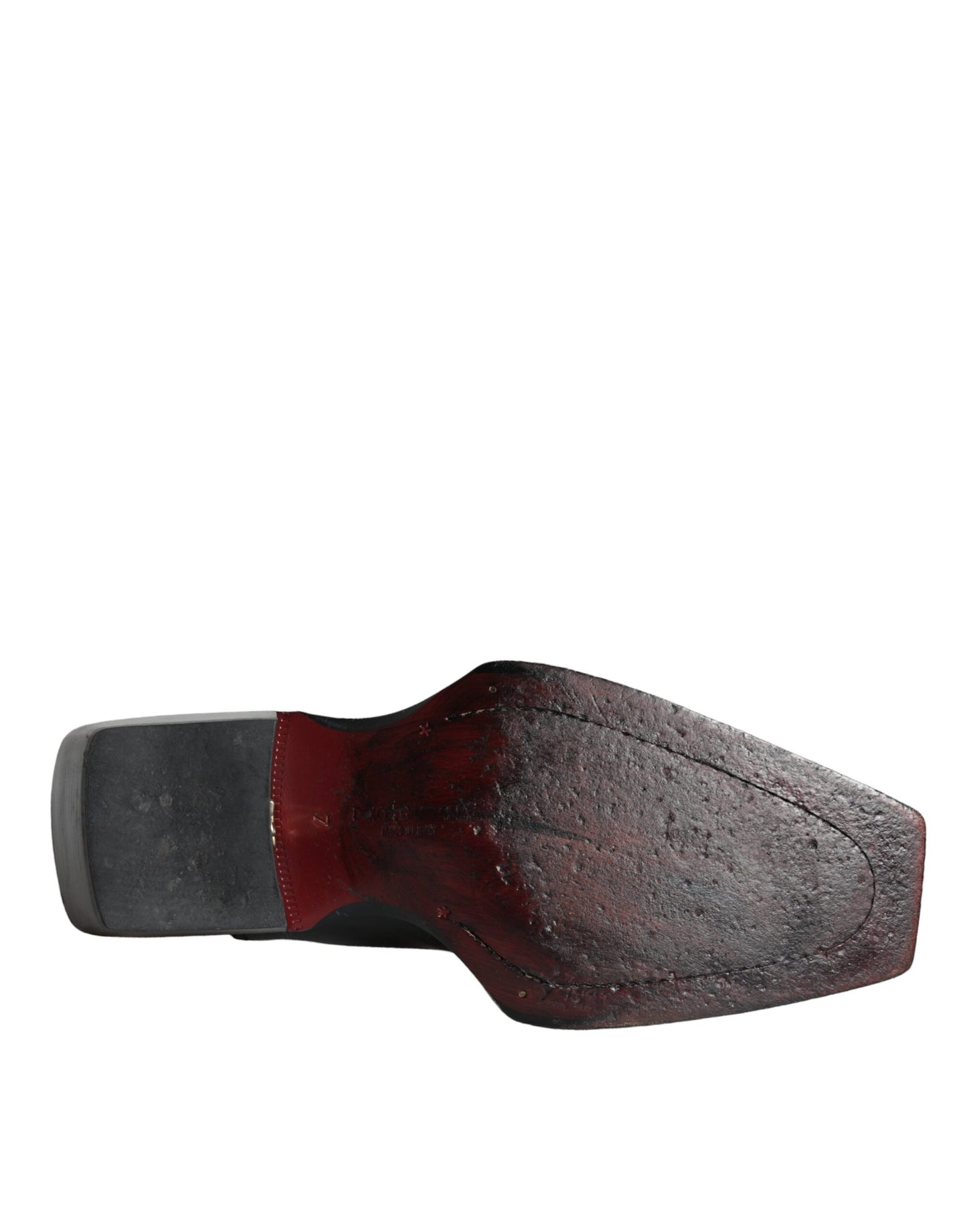 Dolce &amp; Gabbana – Derby-Schuhe aus schwarzem Kalbsleder für Herren