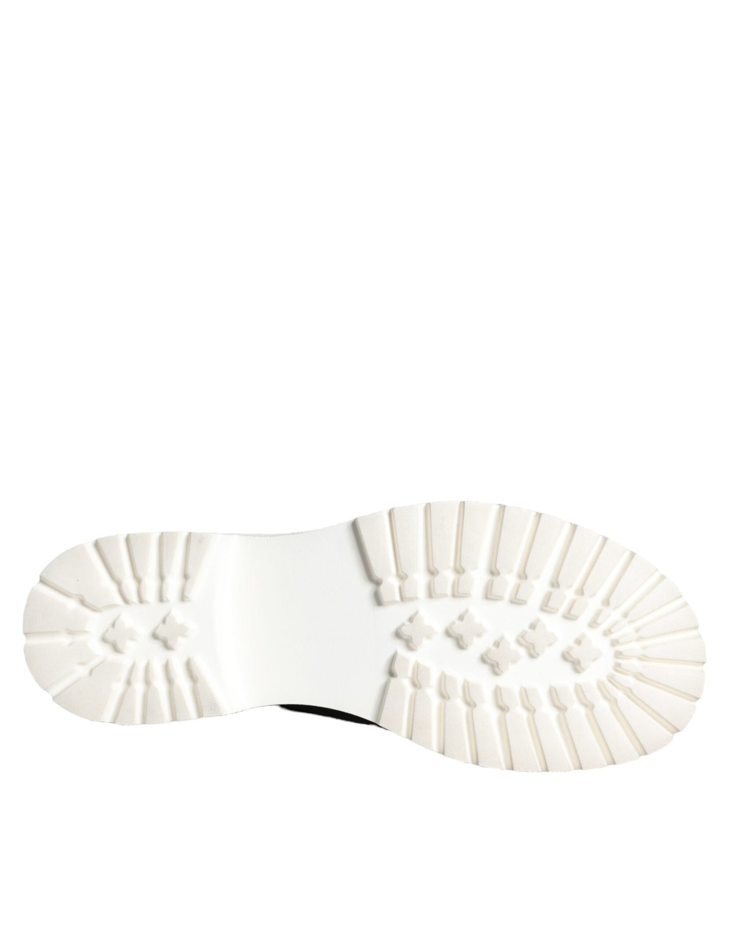 Dolce &amp; Gabbana – Schwarze Combat-Stiefel aus Leder mit mittlerer Wade