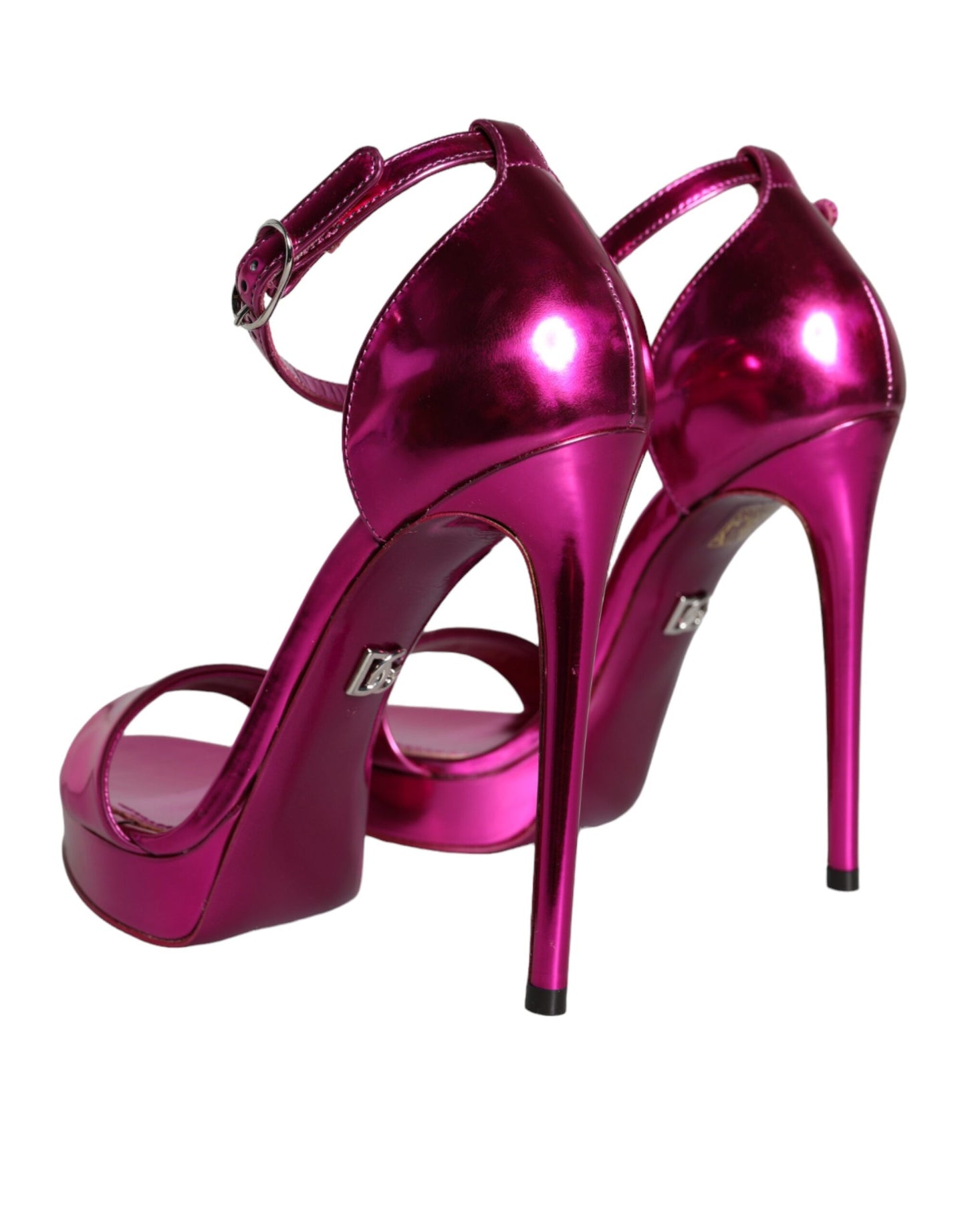 Dolce &amp; Gabbana Fuchsia KEIRA Heels Knöchelriemen Sandalen Schuhe