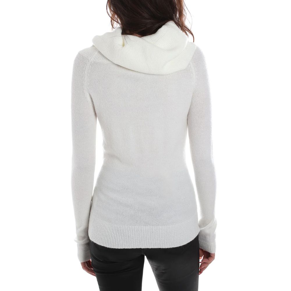 Yes Zee – Weißer Viskosepullover