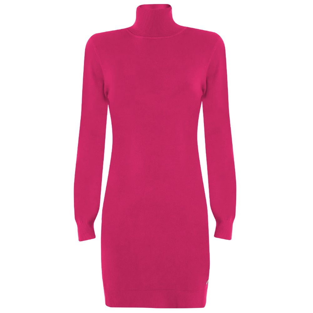Yes Zee – Fuchsiafarbenes Viskosekleid