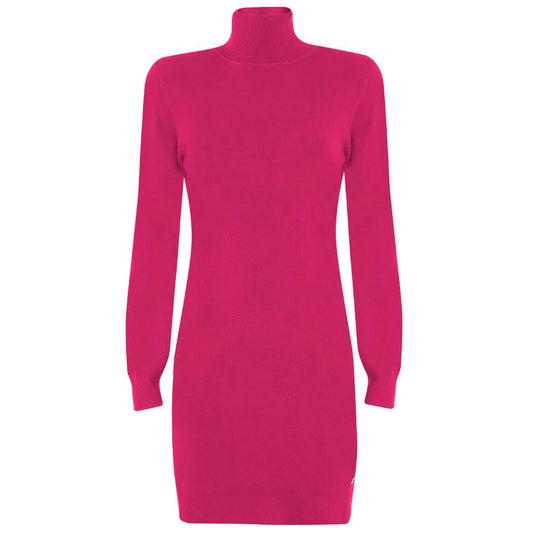 Yes Zee – Fuchsiafarbenes Viskosekleid