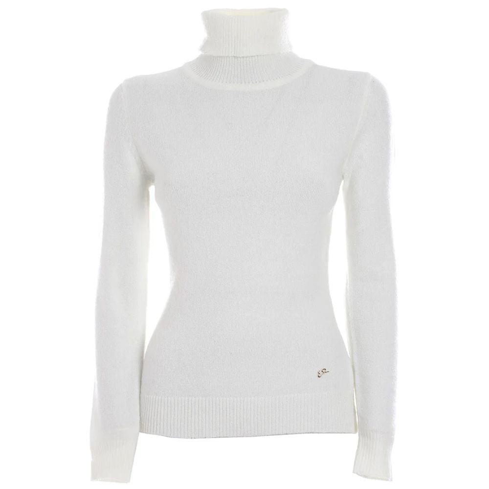 Yes Zee – Weißer Viskosepullover