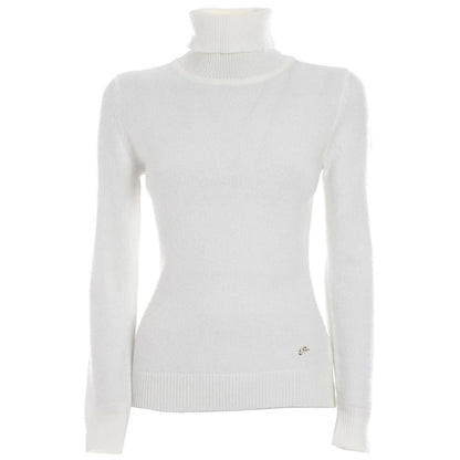 Yes Zee – Weißer Viskosepullover