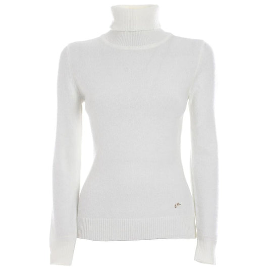 Yes Zee – Weißer Viskosepullover