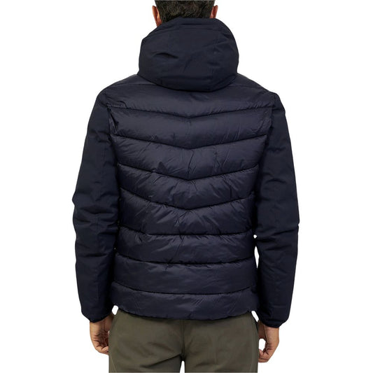 Yes Zee Blaue Nylon Herrenjacke