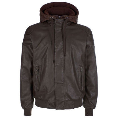 Yes Zee Herrenjacke aus Polyethylen, Braun