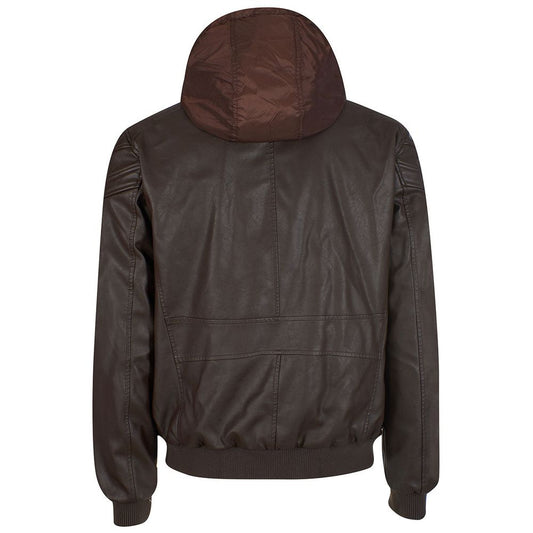 Yes Zee Herrenjacke aus Polyethylen, Braun